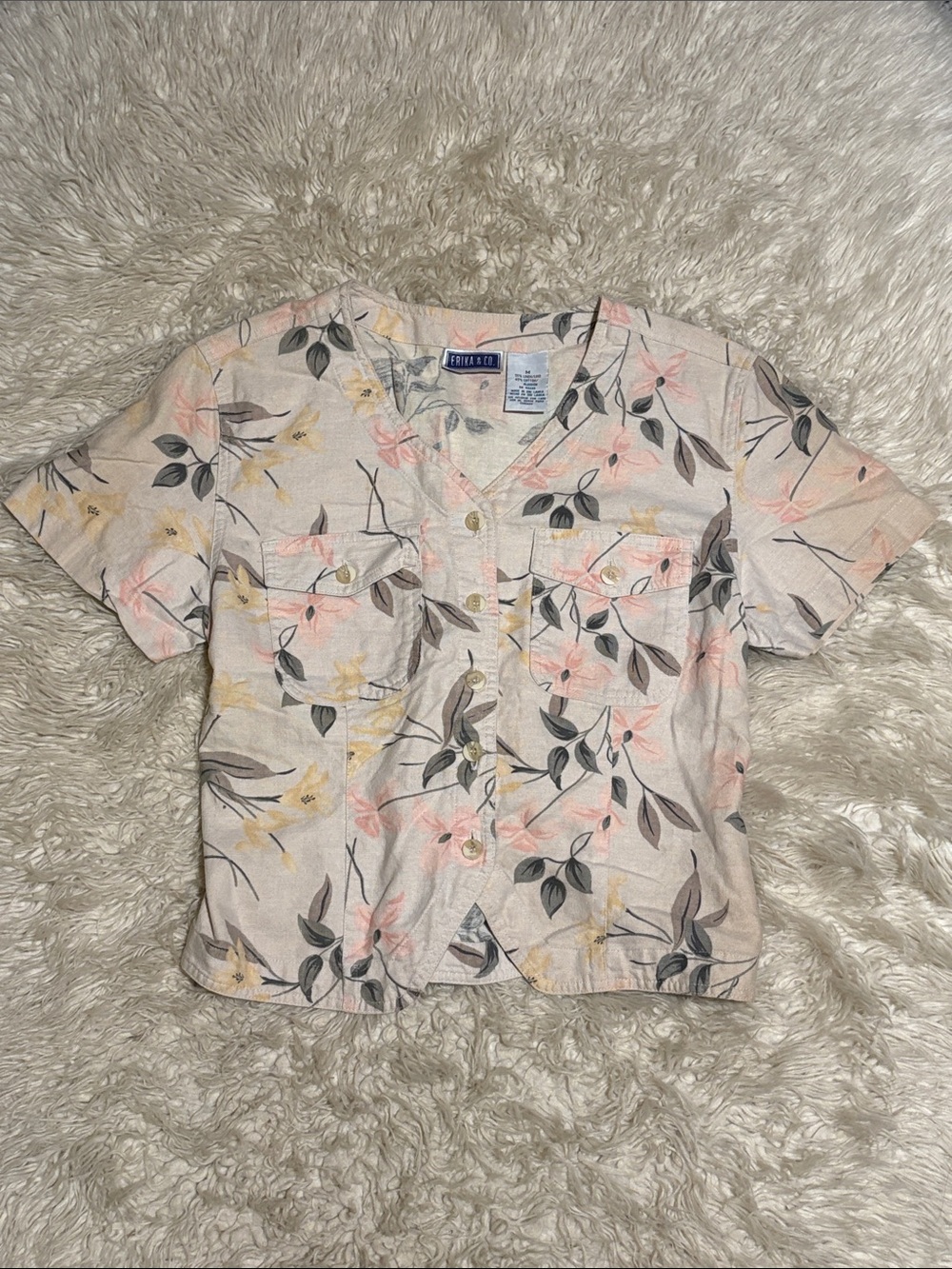 🌸Darling Vintage Linen Top 🌸
